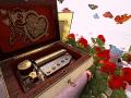 Screenshot of Valentine Musicbox 3D Screensaver 1.1