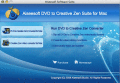 Screenshot of Aiseesoft Mac DVD to Creative Zen Suite 3.1.20