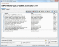 Screenshot of MP3-OGG-WAV-WMA Converter 2.2