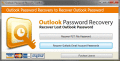Screenshot of Recover Lost Outlook Password 2.8