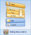 Screenshot of AllWebMenus Sliding Menus Add-in 1.0.2