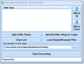 Screenshot of Excel Import Multiple HTML Tables Software 7.0