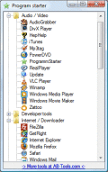 Screenshot of Program Starter 2.0.4