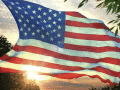 Screenshot of Flag 3D Screensaver 1.1