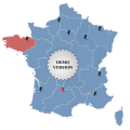 Click-and-Drag Map of France for websites