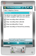 Screenshot of TRx Call Recorder Windows CE 4.11