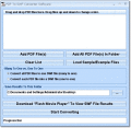 Screenshot of PDF To SWF Converter Software 7.0