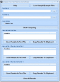 Screenshot of Compare Two Text Files By Line Software 7.0