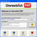 Screenshot of Enable PDF Document Rights 3.6