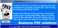 Screenshot of Business PDF Writer 3.02