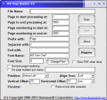 Add page number to PDF files