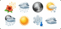 New handy weather-related Icons Set