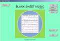 Screenshot of Blank Sheet Music 1.0