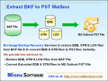 Screenshot of Extract Exchange BKF to PST 2.1
