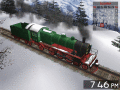 Screenshot of Winter Train 3D Screensaver 1.2.0