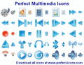 Perfect Multimedia Icons for toolbar use