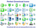 Stock icons related to Web and downloading