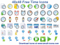 Screenshot of 48x48 Free Time Icons 2010.1