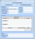 Screenshot of MS Word Meeting Minutes Template Software 7.0