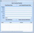 Screenshot of Excel Christmas Gift List Template Software 7.0