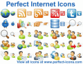 Collection of internet-related icons