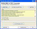 Screenshot of Birdie EML to DOC Converter 2.4
