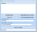 Screenshot of MP3 To WAV Converter Software 7.0