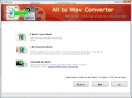 Screenshot of Boxoft All to Wav Converter 1.2