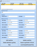 Screenshot of Driving Log Software 7.0
