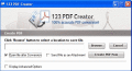 Screenshot of 123PDF Creator 4.2