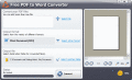 Screenshot of #1 Free PDF to Word Converter 7.10