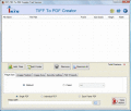Screenshot of Batch TIFF to PDF Converter 2.8.0.4
