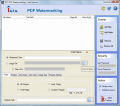 Screenshot of PDF Watermarks Software 2.8.0.4
