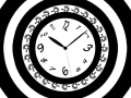 Screenshot of Hedgehog Clock ScreenSaver 1.1