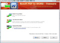 Screenshot of Boxoft PDF to Word (freeware) 1.0