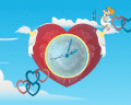 Screenshot of 7art Amur Clock ScreenSaver 1.2