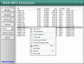 Convert M4A/M4B to MP3 and MP3 to M4A/M4B.