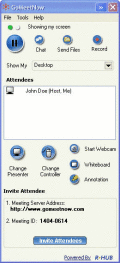 Screenshot of GoMeetNow 4.3