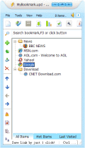 Screenshot of Bookmark Flash 2.7