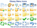 Screenshot of Glossy Menu Icons 2011.1