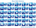 Blue theme for social Web sites