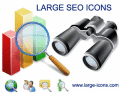 Large SEO Icons for software and Web design