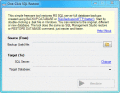 Screenshot of One-Click SQL Restore 2.0
