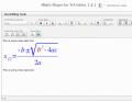 FREE solution to edit equations in YUI.