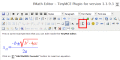 Screenshot of FMath Editor - TinyMCE Plugin 1.5.1