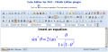 FREE plugin to edit equations in Cute Editor.
