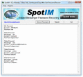 Screenshot of SpotIM Messenger Password Recovery 1.8.3