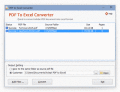 Screenshot of Adept PDF to Excel Converter 3.10