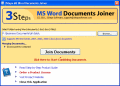 3Steps - MS Word Documents Joiner Software