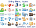 Shiny menu icon library for any application